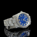 Automatic Mechanical Watch | VVS Moissanite Diamond | Fully Iced Hip Hop Style Glass