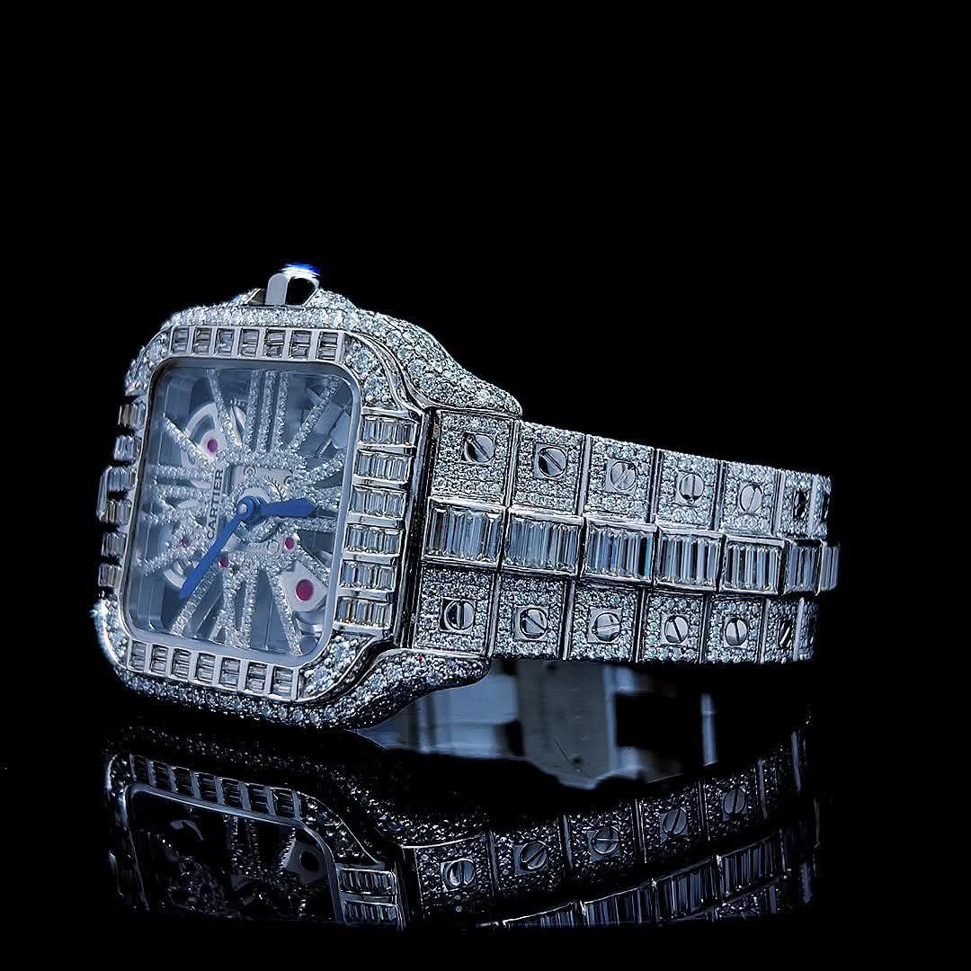 CT Skelton Diamond iced out watch - New collection