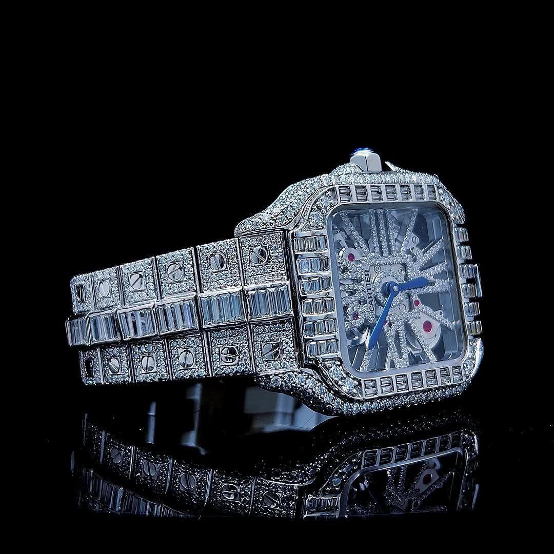 CT Skelton Diamond iced out watch - New collection