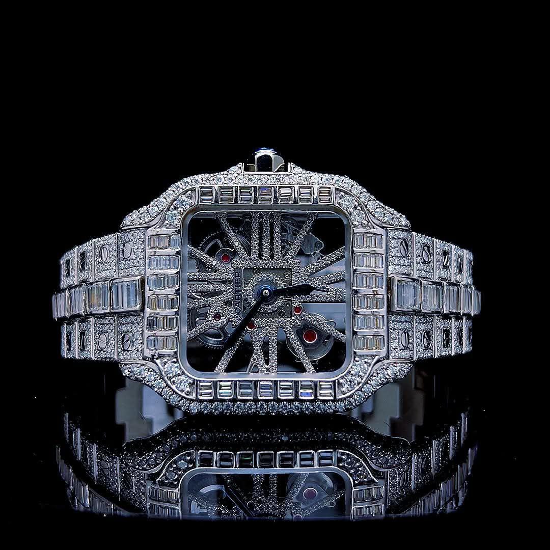 CT Skelton Diamond iced out watch - New collection