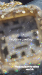 Moissanite Diamond Watch | Luxury women Fashion | Limited Edition | Moissanite Iced Out