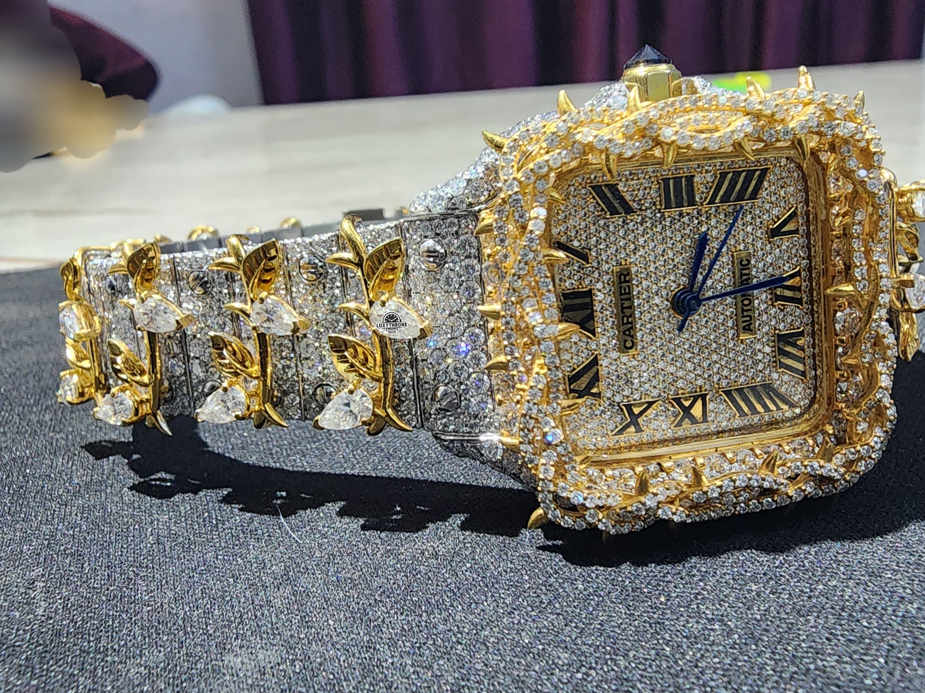 Moissanite Diamond Watch | Luxury women Fashion | Limited Edition | Moissanite Iced Out