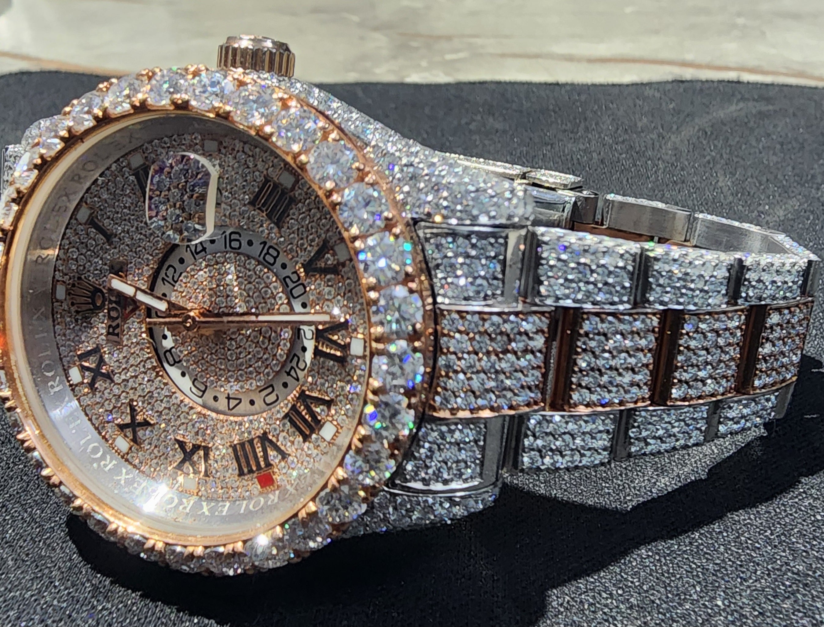 Luxury Moissanite Diamond Watch | VVS  | Handcrafted Stainless Steel | Iced Out Hip-Hop Watch