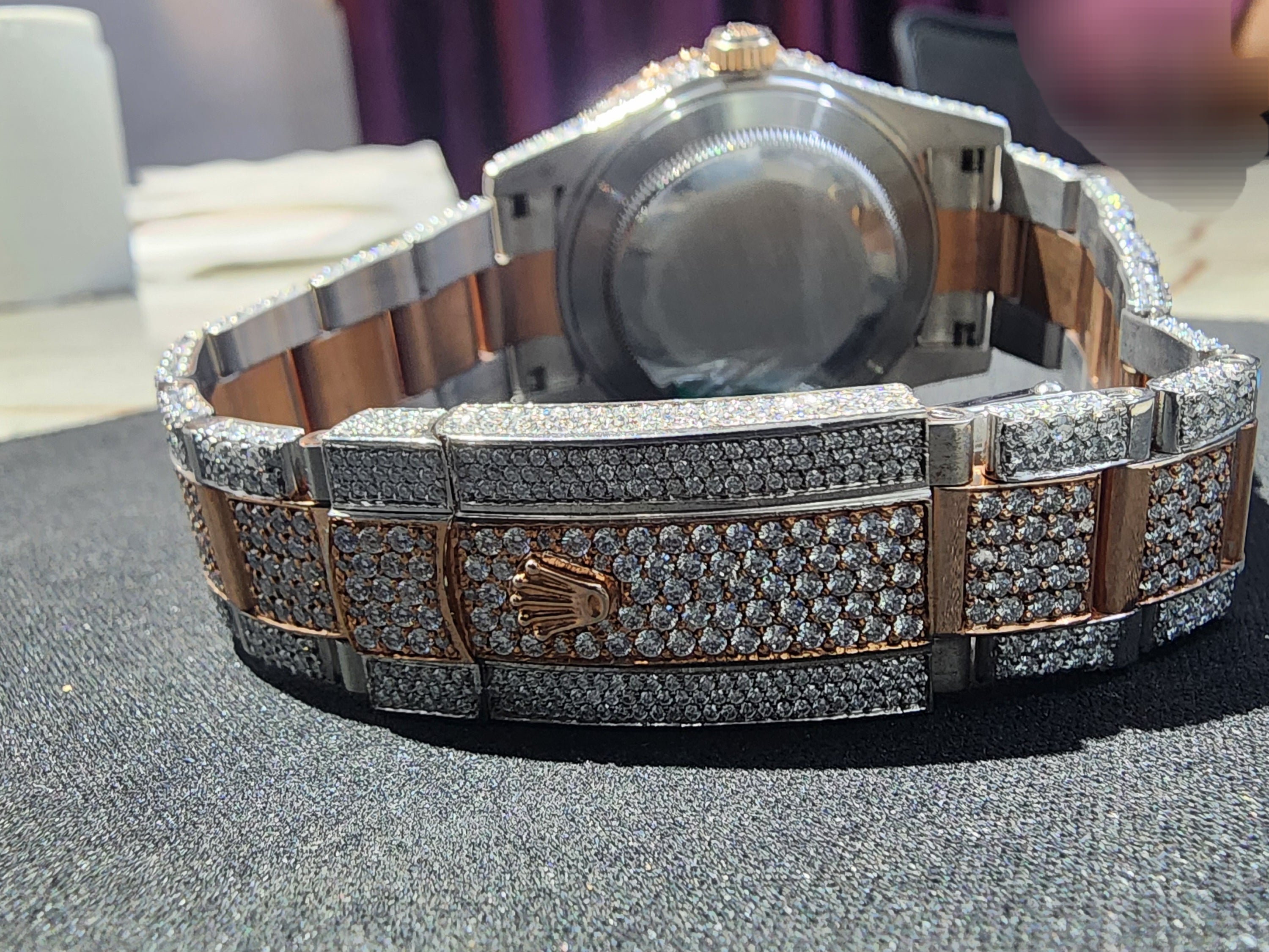 Luxury Moissanite Diamond Watch | VVS  | Handcrafted Stainless Steel | Iced Out Hip-Hop Watch