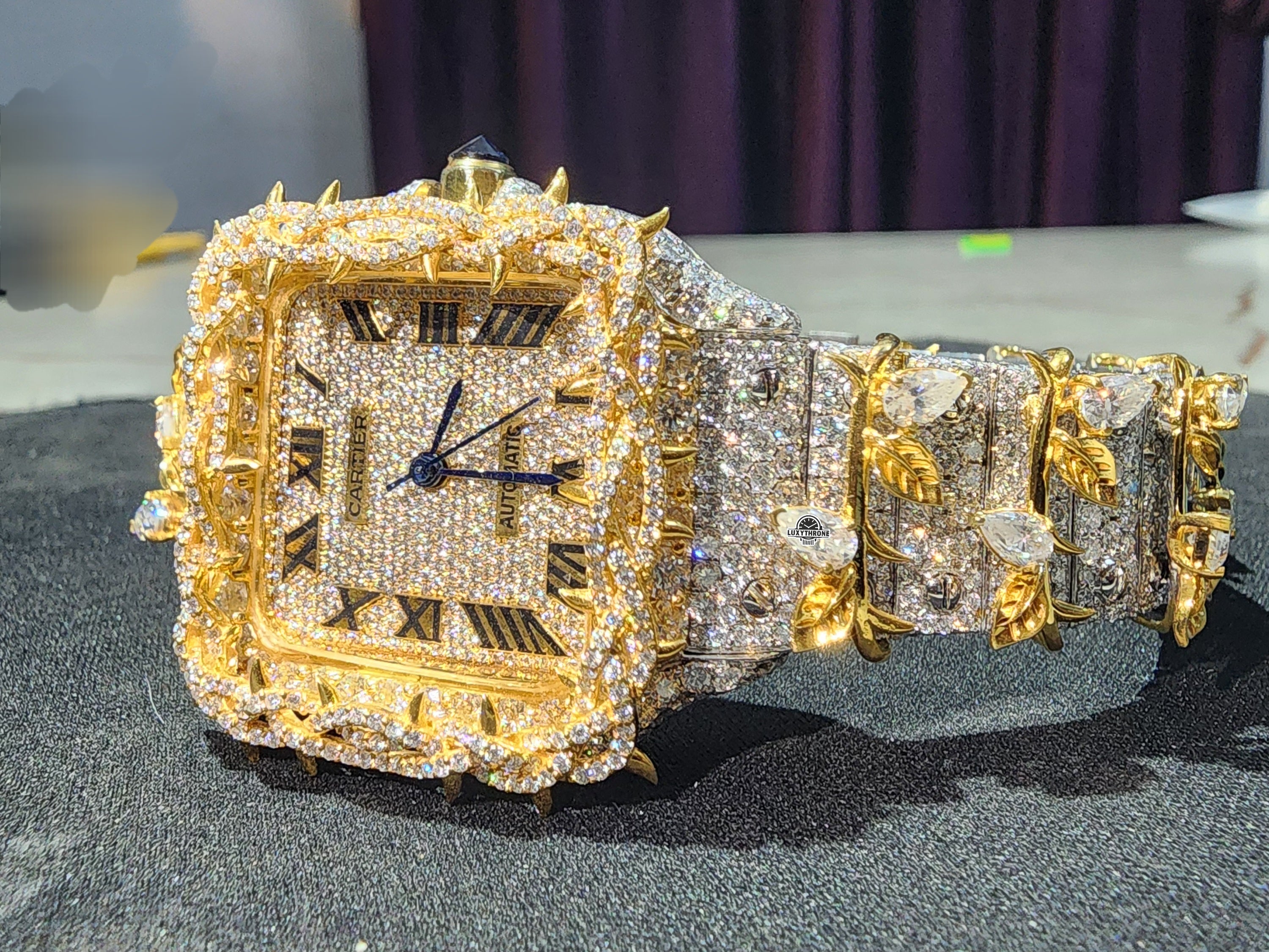 Moissanite Diamond Watch | Luxury women Fashion | Limited Edition | Moissanite Iced Out